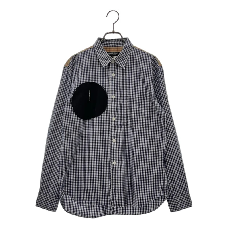 COMME des GARCONS HOMME DEUX / コムデギャルソンオムドゥ | 2013AW | コットン プリント加工 切替 シャツ | S | メンズ