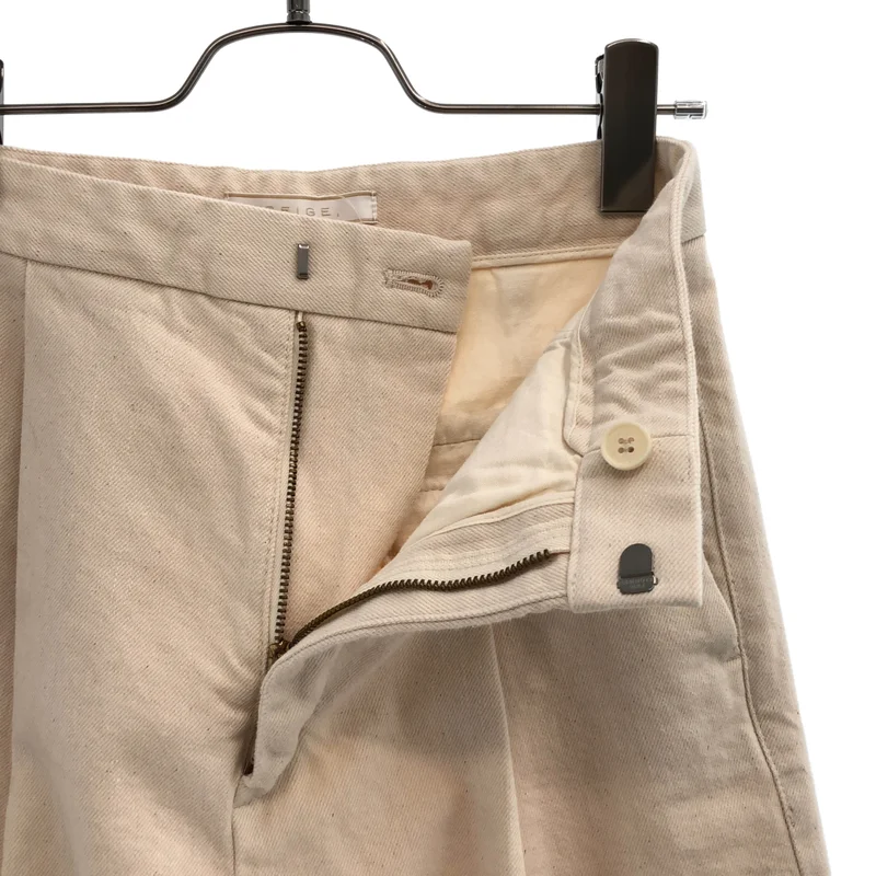BEIGE， / ベイジ | コットン 2タックパンツ | 2 | レディース