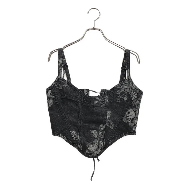 FETICO / フェティコ | 2025AW | STUDIOUS 別注 ROSE DENIM BUSTIER デニム ビスチェ | 2 | レディース