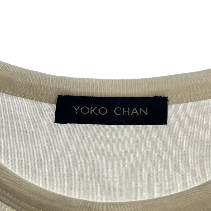 YOKO CHAN / ヨーコチャン | コットン リヨセル 立体 カットソー ブラウス | 40 | レディース