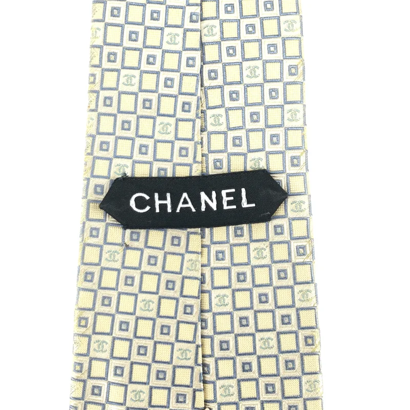 CHANEL / シャネル | シルク 総柄 ココマーク スーツ ネクタイ |