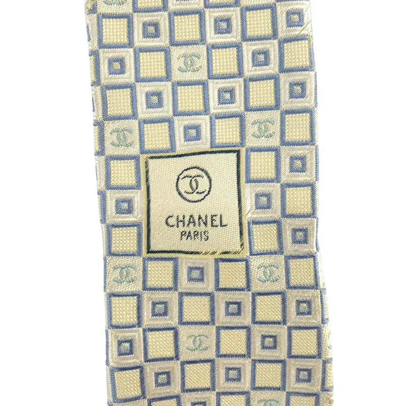 CHANEL / シャネル | シルク 総柄 ココマーク スーツ ネクタイ |