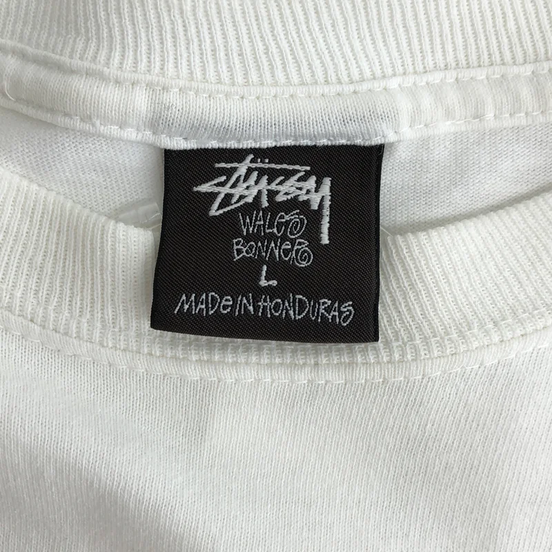 STUSSY / ステューシー | × WALES BONNER OCEAN SONG TEE コットン プリント クルーネックカットソー | L | メンズ