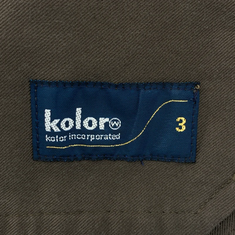 kolor / カラー | 2023SS | ウール ベルテッド ワイドスラックス | 3 | レディース