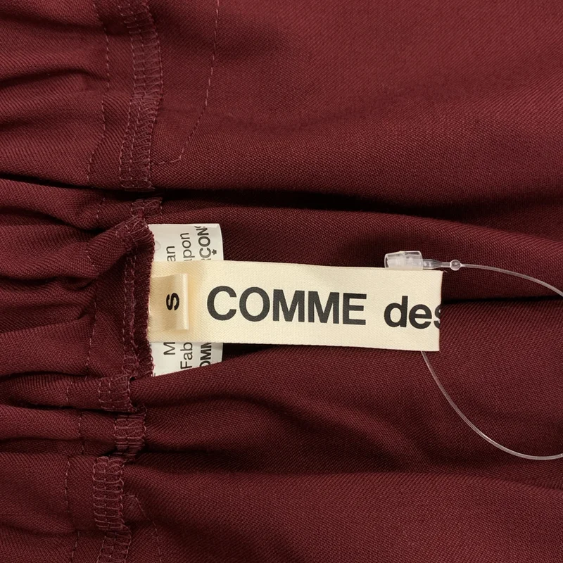 COMME des GARCONS / コムデギャルソン | 2020AW | ウール 断ち切り プリーツ スカート | S | レディース