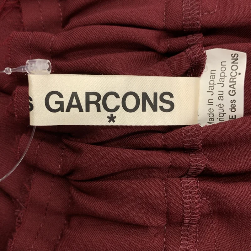 COMME des GARCONS / コムデギャルソン | 2020AW | ウール 断ち切り プリーツ スカート | S | レディース