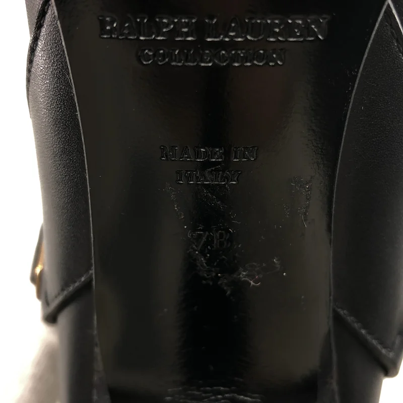 RALPH LAUREN / ラルフローレン | ロングブーツ 141230 001 | 7B | レディース