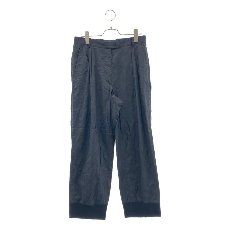 DRIES VAN NOTEN / ドリスヴァンノッテン | シルク コットン キルティングパンツ | 36 | レディース
