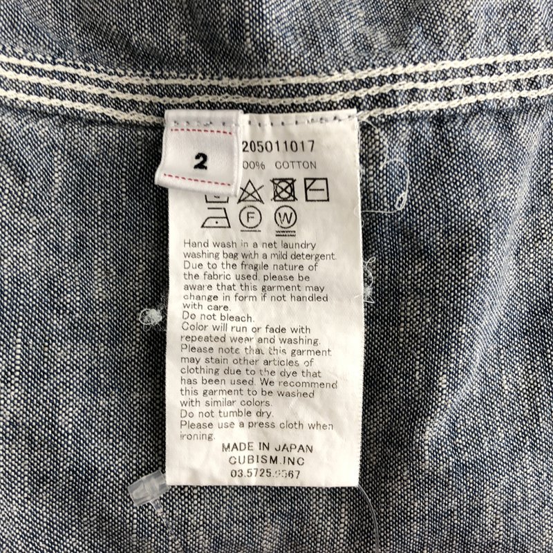 visvim / ビズビム | 2024AW | LANGER CHAMBRAY L/S / シャンブレーシャツ | 2 | メンズ