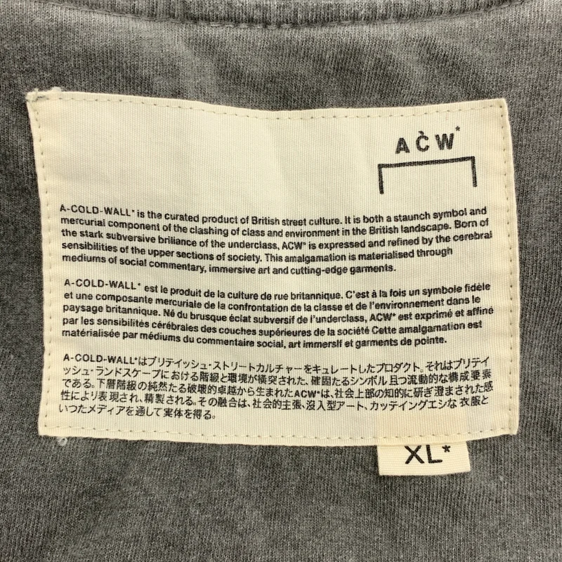 A-COLD-WALL(ACW) / アコールドウォール | オーバーシルエット プリント Tシャツ カットソー | XL | メンズ