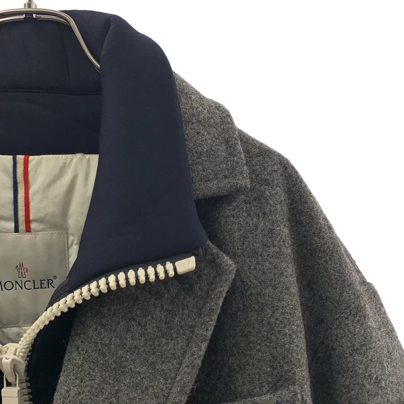 MONCLER / モンクレール | MAX GIUBBOTTO スタンドカラー ドッキング ダウンチェスターコート | 2 | メンズ