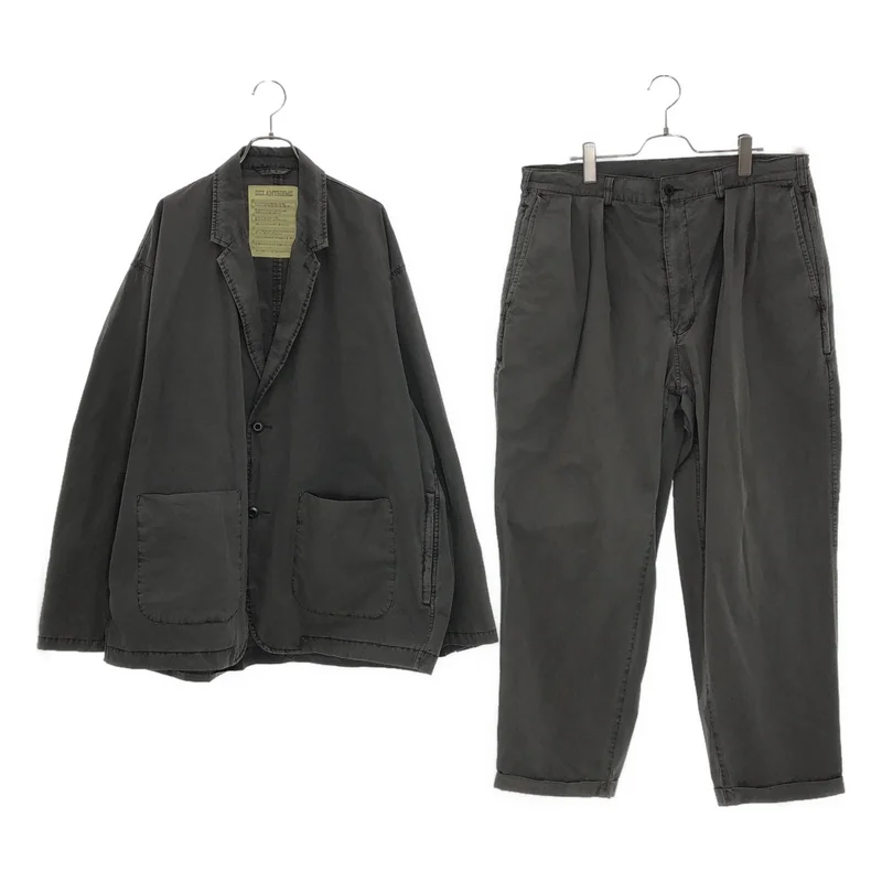BEAMS / ビームス | SSZ / セットアップ / STRAY JACKET ピグメントダイ テーラードジャケット / STRAY PANTS パンツ | L | メンズ
