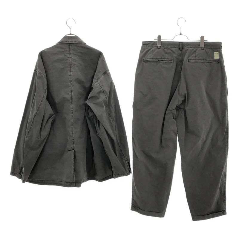 BEAMS / ビームス | SSZ / セットアップ / STRAY JACKET ピグメントダイ テーラードジャケット / STRAY PANTS パンツ | L | メンズ