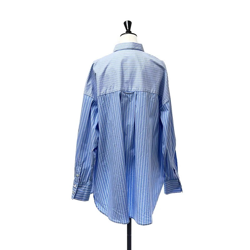 Maison Special / メゾンスペシャル | Asymmetrical drape shirt / アシンメトリードレープシャツ ブラウス | F | レディース