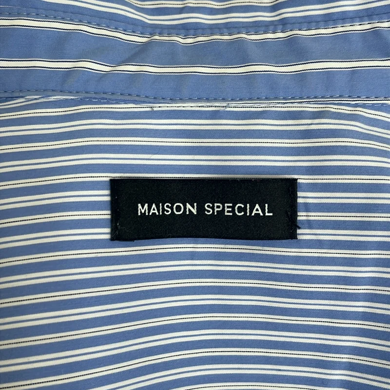 Maison Special / メゾンスペシャル | Asymmetrical drape shirt / アシンメトリードレープシャツ ブラウス | F | レディース