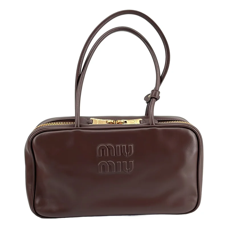 miu miu / ミュウミュウ | ボー レザー トップハンドルバッグ | TU | レディース