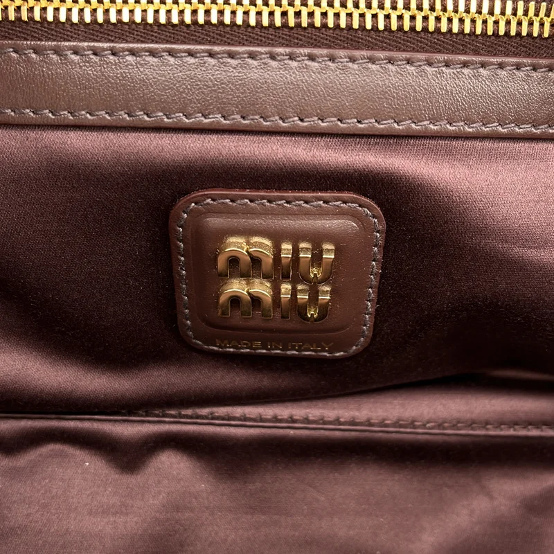 miu miu / ミュウミュウ | ボー レザー トップハンドルバッグ | TU | レディース