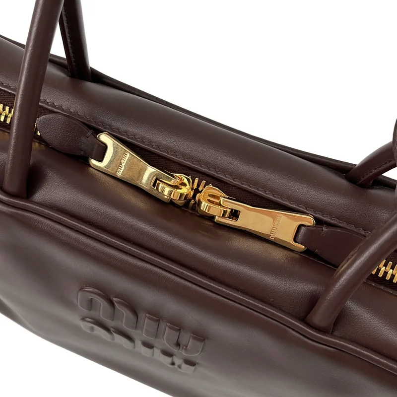 miu miu / ミュウミュウ | ボー レザー トップハンドルバッグ | TU | レディース