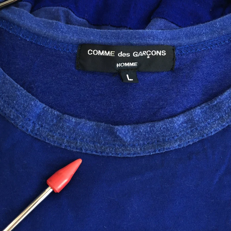 COMME des GARCONS HOMME / コムデギャルソンオム | 2016SS | 染色加工 ボーダー Tシャツ | L | メンズ