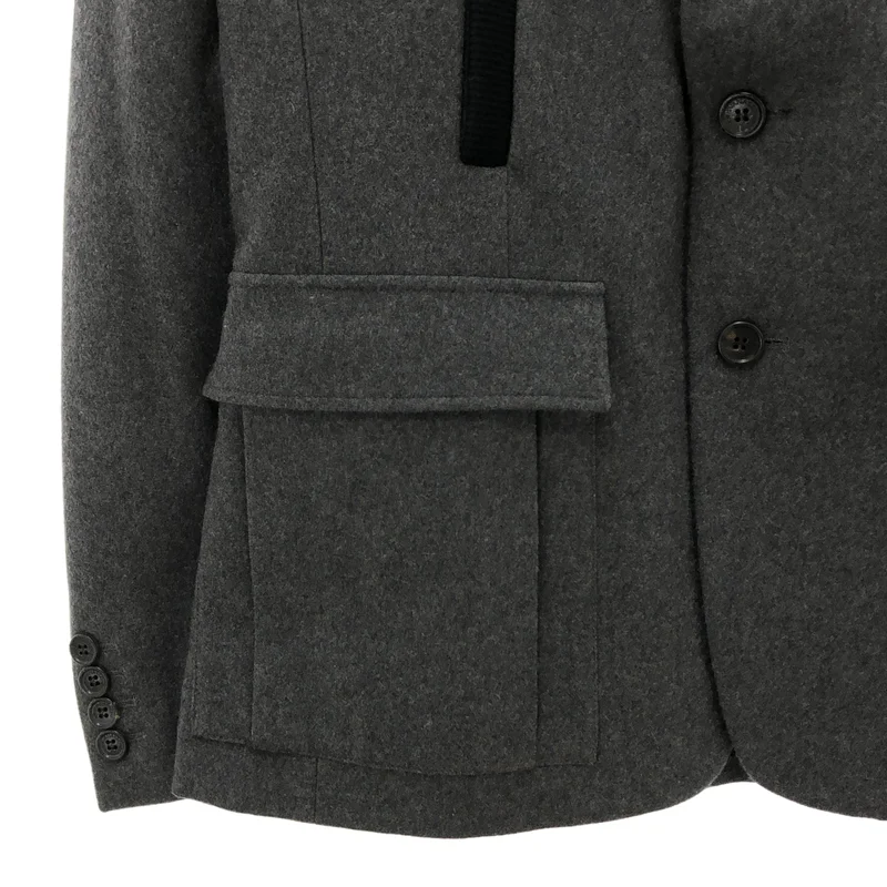 KRIS VAN ASSCHE / クリスヴァンアッシュ | ウール カシミヤ テーラードジャケット | 46 | メンズ