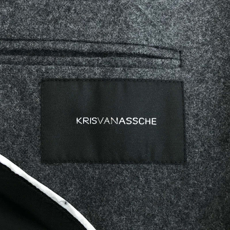 KRIS VAN ASSCHE / クリスヴァンアッシュ | ウール カシミヤ テーラードジャケット | 46 | メンズ
