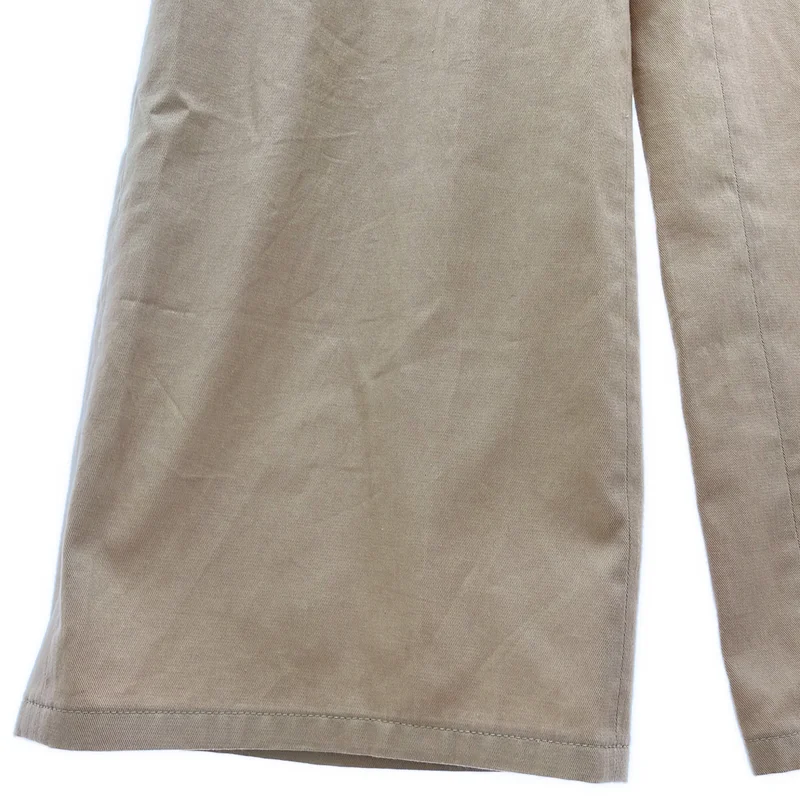 CELINE / セリーヌ | 2024AW | Taillat Pants / コットンツイル トリオンフボタン タイヤパンツ | 36 | レディース