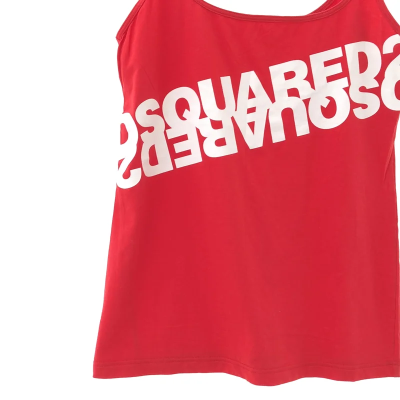 DSQUARED2 / ディースクエアード | ロゴプリント キャミソール |