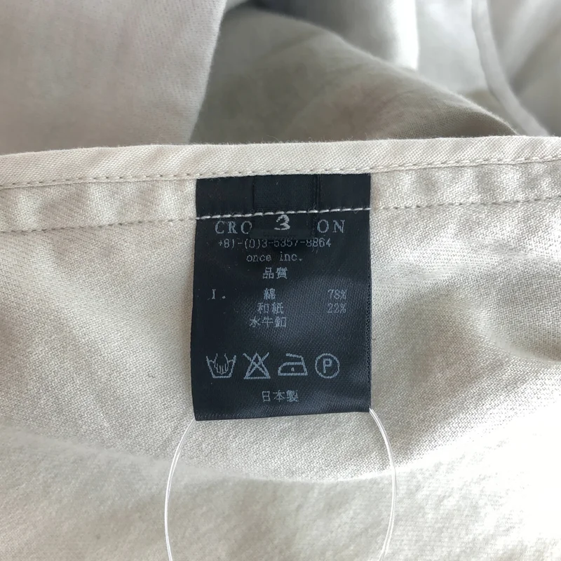 CROMAGNON / クロマニヨン | Shirts washi シャツ_長袖 | 3 | メンズ