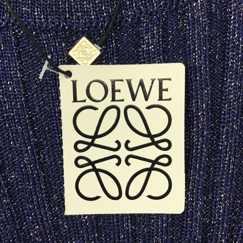 LOEWE / ロエベ | リブ アナグラム ロゴ ニット | XS | レディース