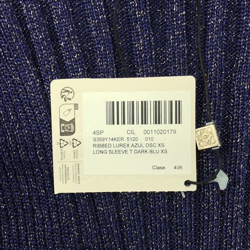 LOEWE / ロエベ | リブ アナグラム ロゴ ニット | XS | レディース