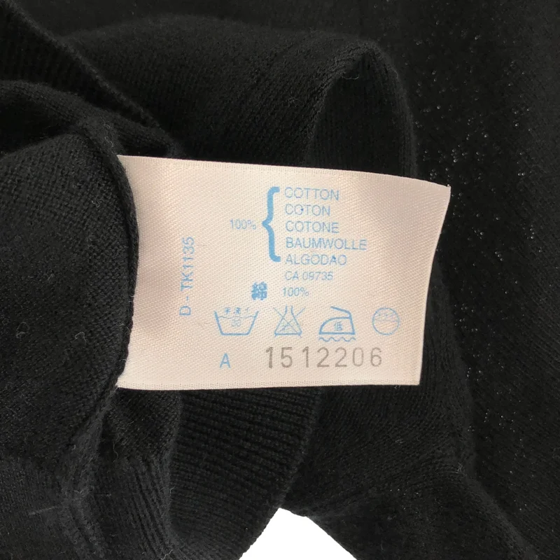 JOHN SMEDLEY / ジョンスメドレー | コットン Vネック ショートスリーブ ニット | S | レディース
