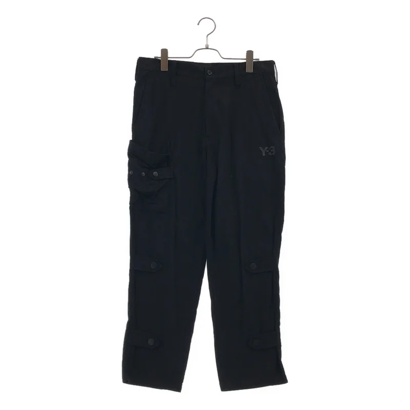 Y-3 / ワイスリー | コットン ロゴプリント カーゴパンツ | XS | メンズ