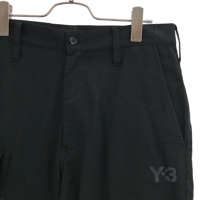 Y-3 / ワイスリー | コットン ロゴプリント カーゴパンツ | XS | メンズ