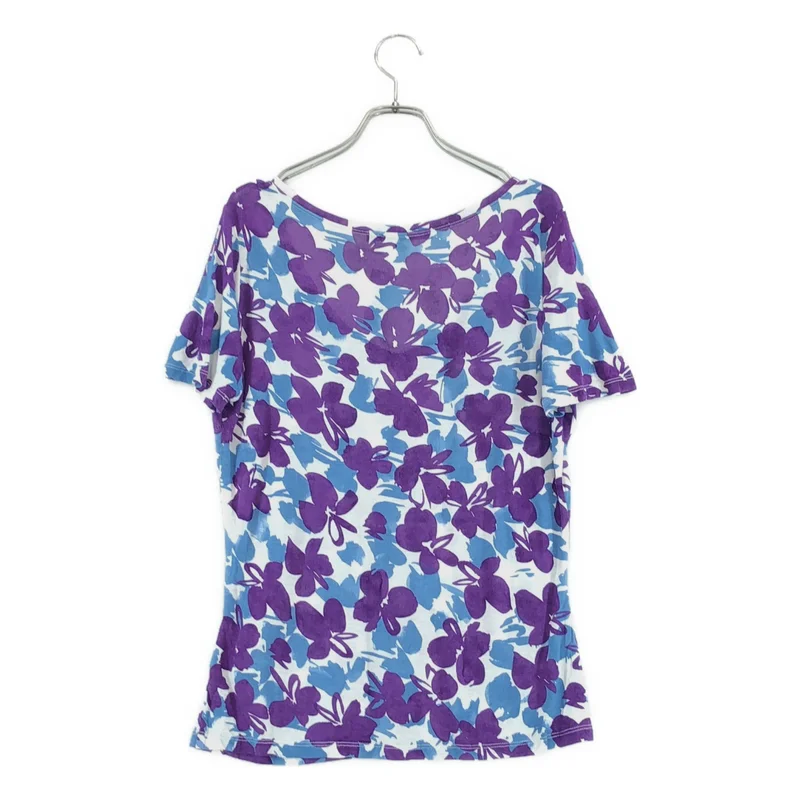 WEEKEND MAX MARA / ウィークエンドマックスマーラ | ビスコース 総柄 Tシャツ カットソー | L | レディース