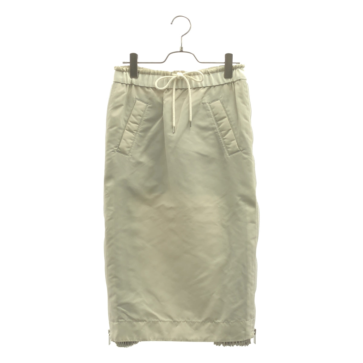 sacai MA-1 Nylon Twill skirt サイドジップスカート sacai / サカイ | Nylon Twill Skirt サイドジップ プリーツスカート