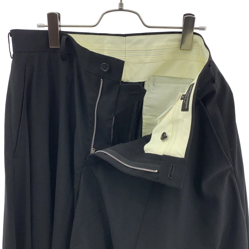 COMME des GARCONS HOMME PLUS / コムデギャルソンオムプリュス | 2024SS | ウール ドレープ 変形 サルエルパンツ | M | メンズ