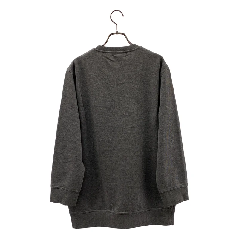 HERMES / エルメス | エクスリブリス ドラゴン レザーパッチ スウェット トレーナー | XL | メンズ