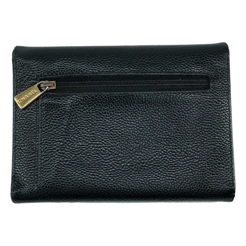 CHANEL / シャネル | キャビアスキン ココマーク 3つ折り財布 | – KLD
