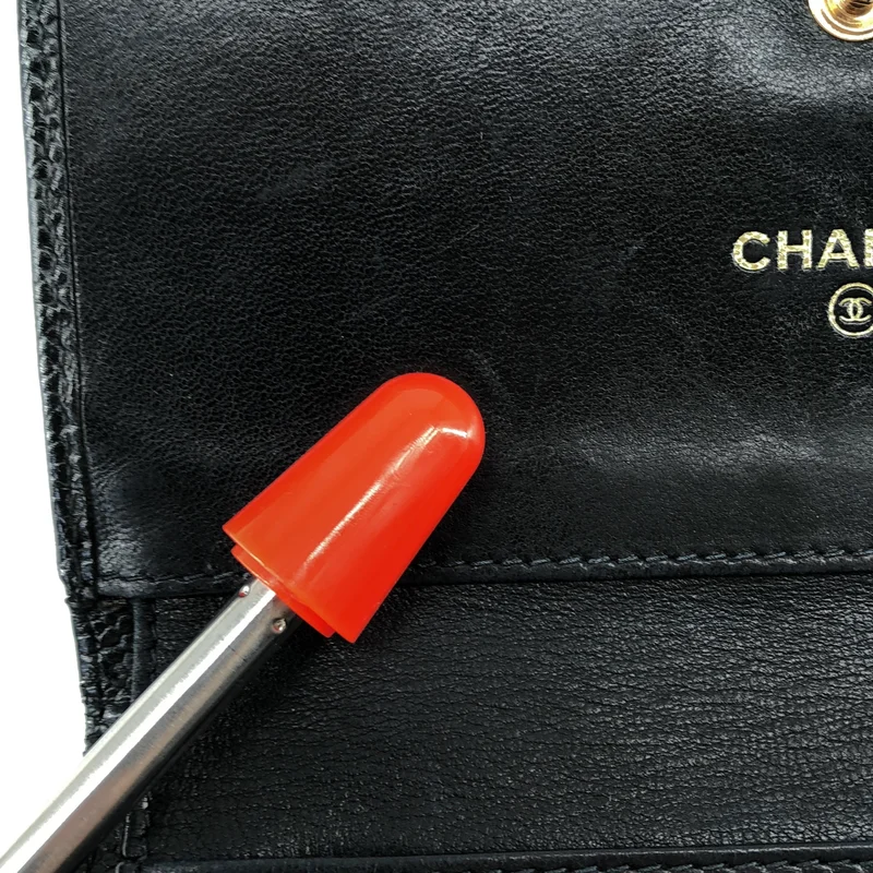 CHANEL / シャネル | キャビアスキン ココマーク 3つ折り財布 |