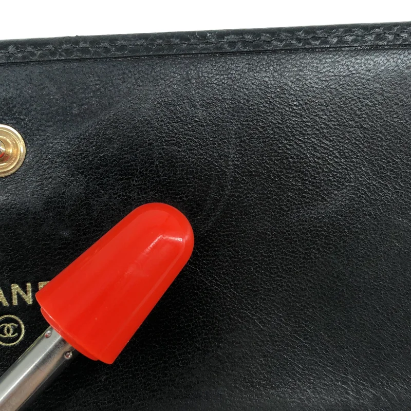 CHANEL / シャネル | キャビアスキン ココマーク 3つ折り財布 |