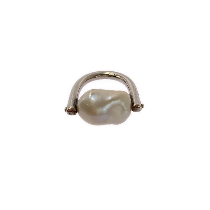 R.ALAGAN / ララガン | DISTORTED PEARL RING / ストーン リング |