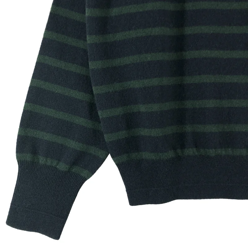 L'Appartement / アパルトモン | 2025AW | Border Skipper Knit / ウール カシミヤ ボーダー スキッパーニット |