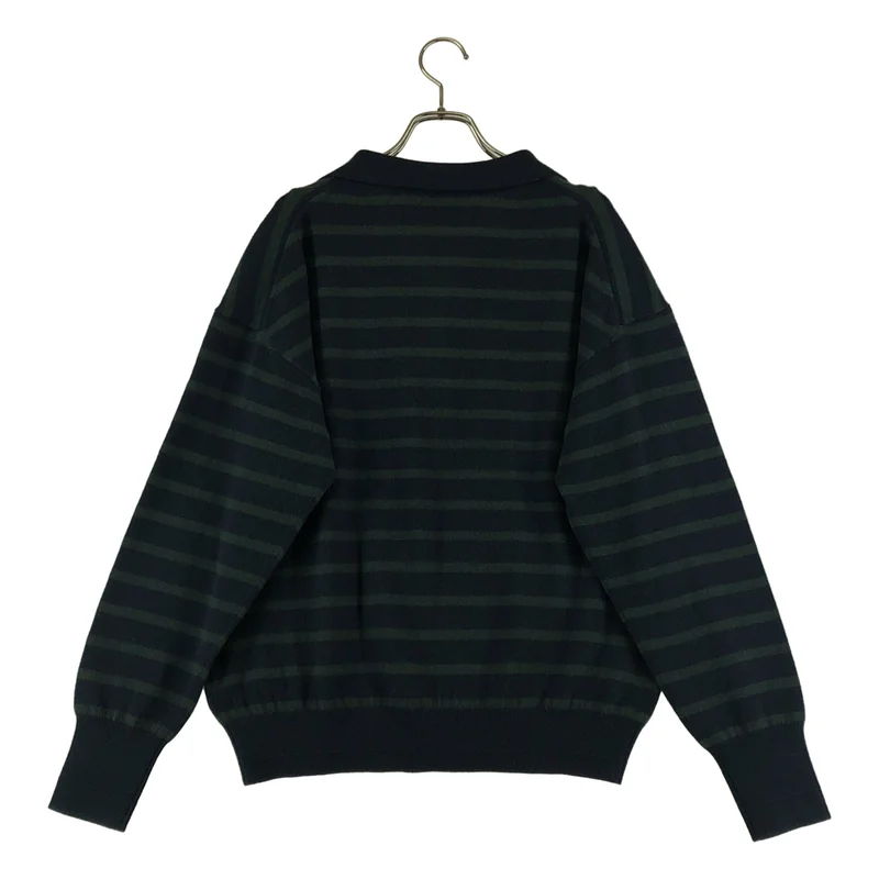 L'Appartement / アパルトモン | 2025AW | Border Skipper Knit / ウール カシミヤ ボーダー スキッパーニット |