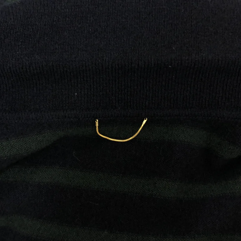 L'Appartement / アパルトモン | 2025AW | Border Skipper Knit / ウール カシミヤ ボーダー スキッパーニット |