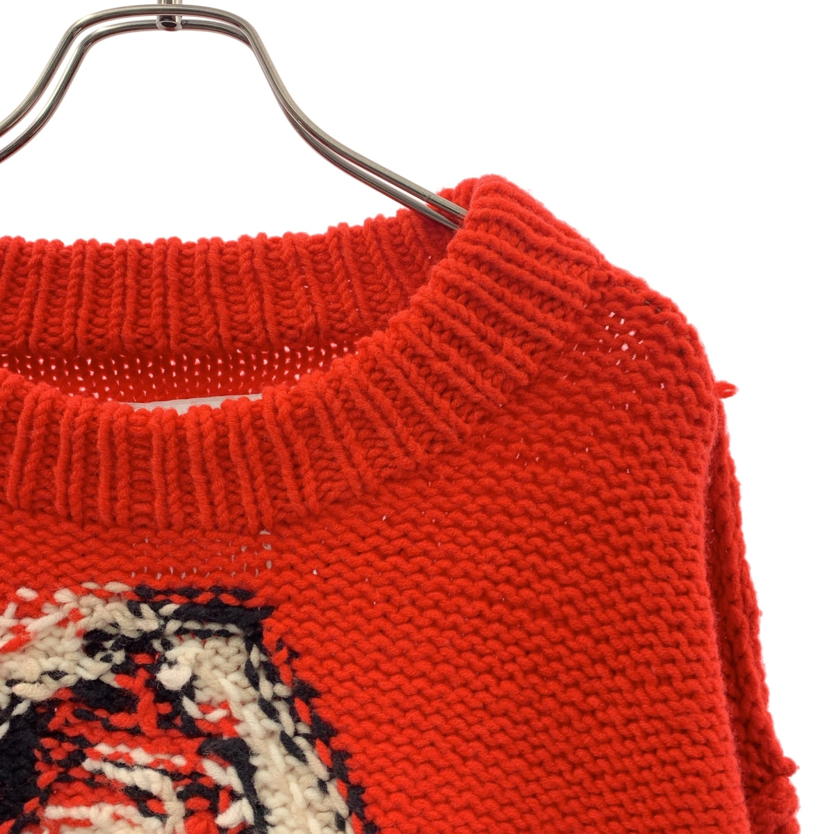 doublet / ダブレット | HAND-KNITTING JACQUARD PULLOVER﻿ ウール