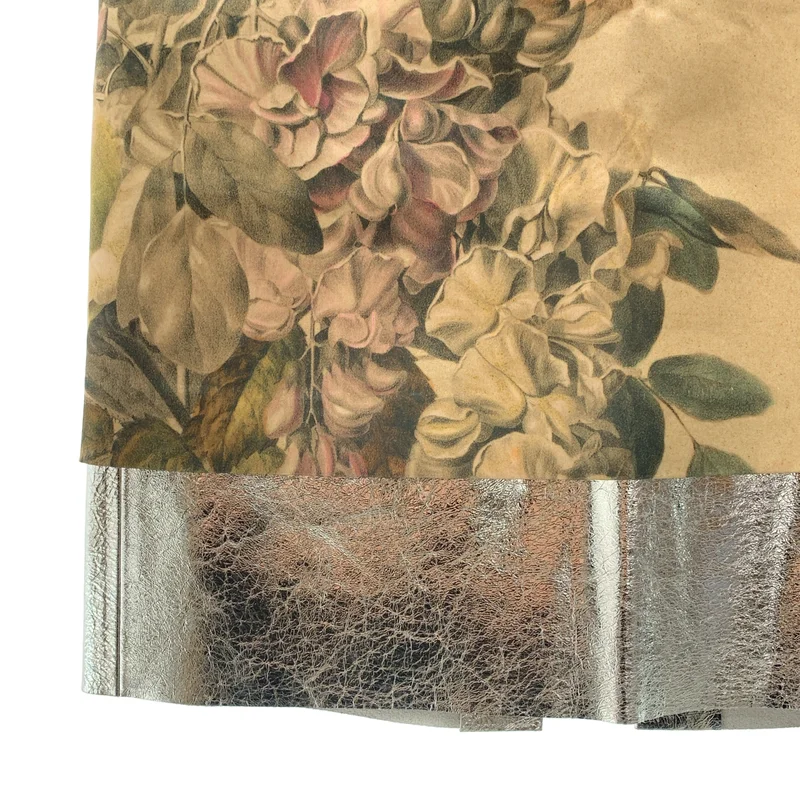 DRIES VAN NOTEN / ドリスヴァンノッテン | 2023AW | SALBINA サテン フラワー スリットスカート | 36 | レディース