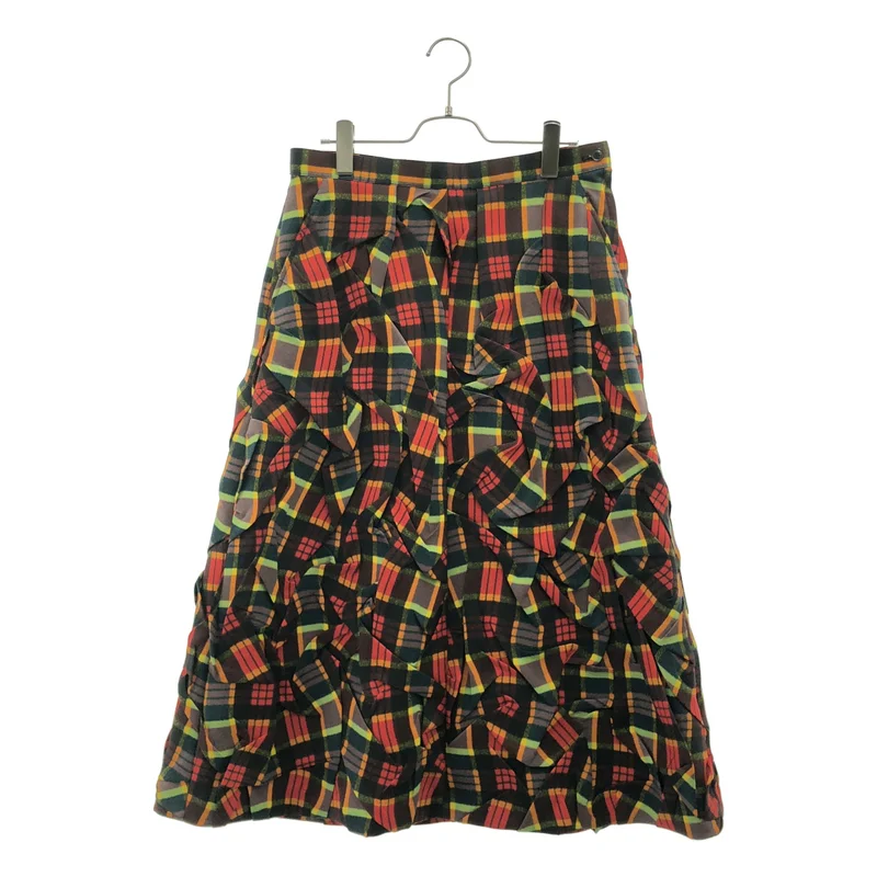 TOGA / トーガ | 2024AW | Polyester twill plaid skirt / ポリエステルツイル チェックスカート | 38 | レディース