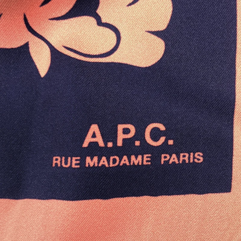 A.P.C. / アーペーセー | 総柄 スカーフ / ユニセックス |