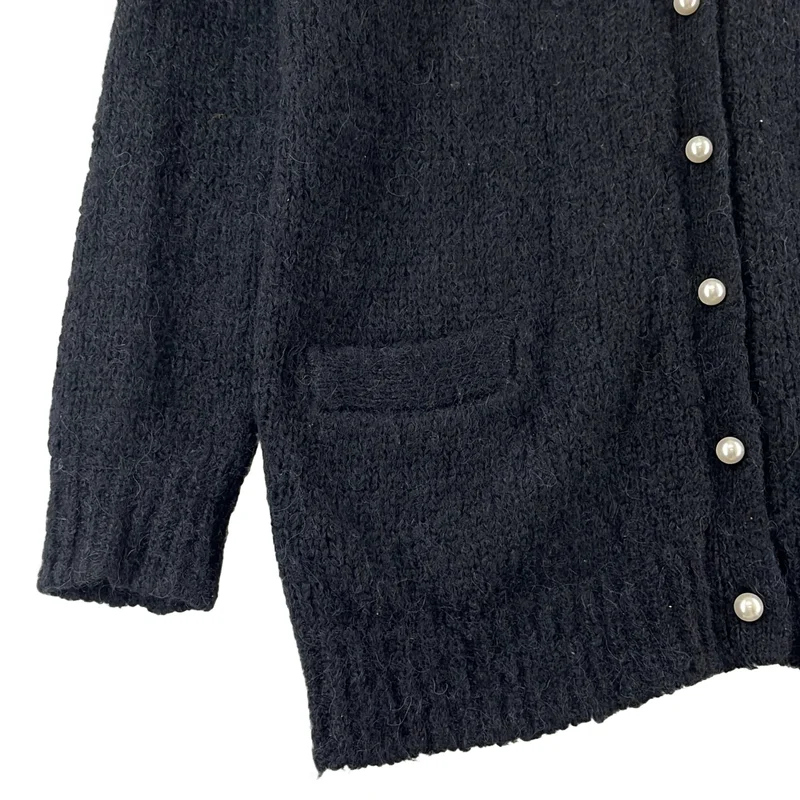 MADISON BLUE / マディソンブルー | 2022AW | LOOSE BIG V CD MOHAIR / モヘヤ オーバーサイズ Vネック カーディガン | XS | レディース