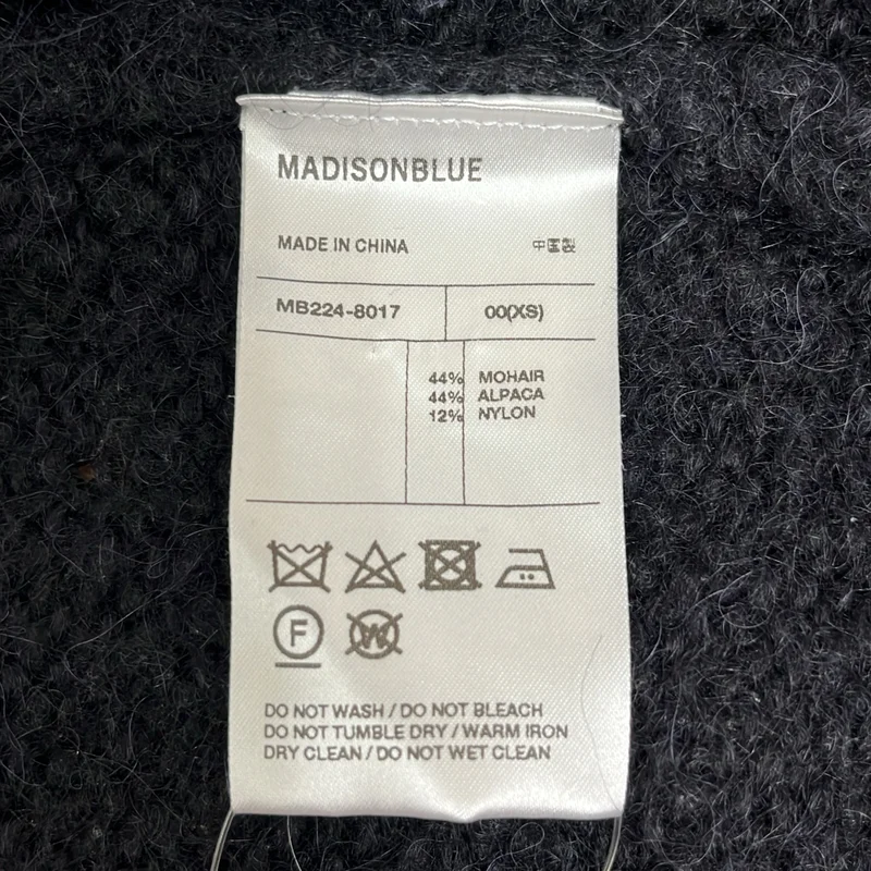 MADISON BLUE / マディソンブルー | 2022AW | LOOSE BIG V CD MOHAIR / モヘヤ オーバーサイズ Vネック カーディガン | XS | レディース